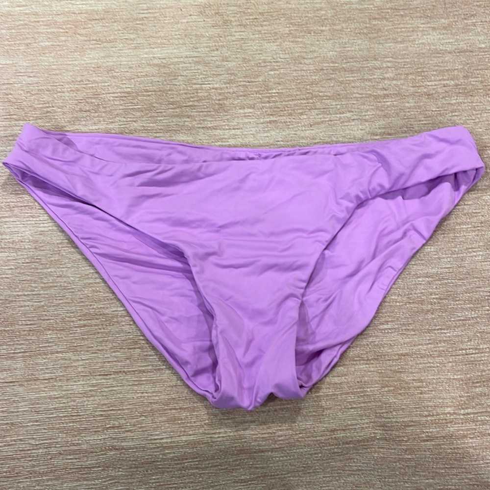 PURPLE BECCA SWIM SCRUNCH BUTT BIKINI BOTTOMS